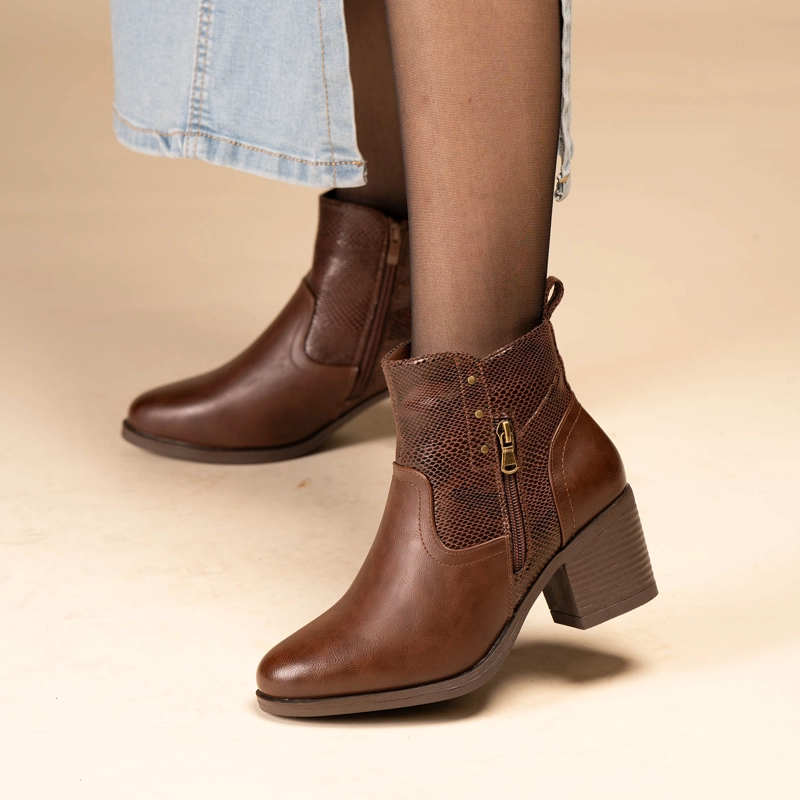 BOTIN CASUAL MUJER CAMEL KHOSI CHINITOWN - 5