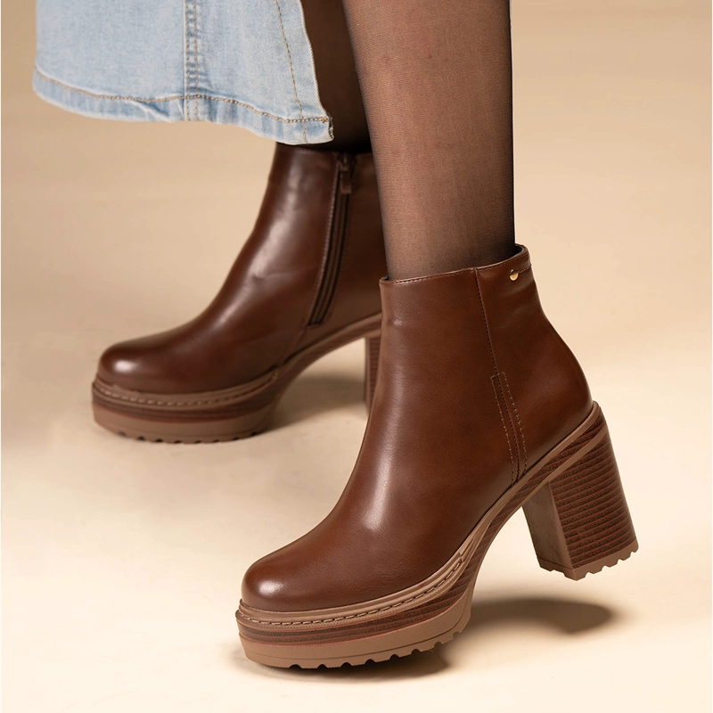 BOTIN CASUAL MUJER KANI CAMEL CHINITOWN - 5
