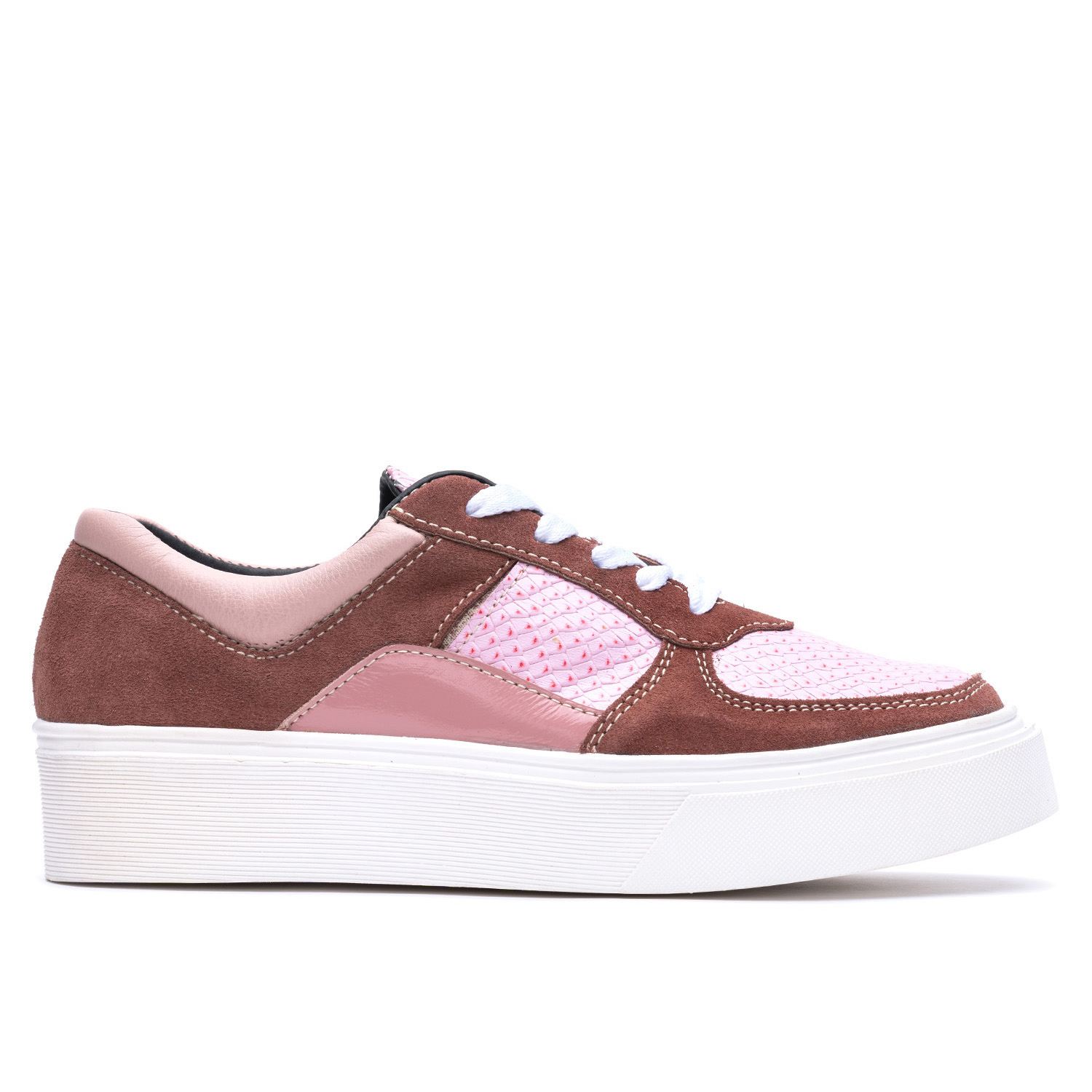 ZAPATILLA CUERO ROMERAL II ROSADA BARRIENTOS Rosado 37