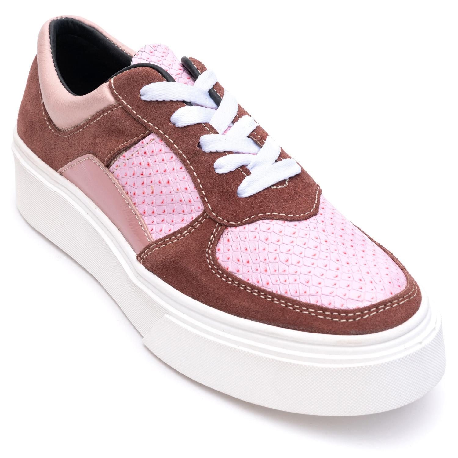 ZAPATILLA CUERO ROMERAL II ROSADA BARRIENTOS - 3