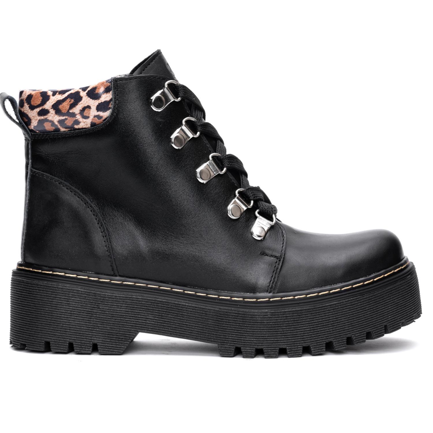 BOTIN CUERO VICTORIA II NEGRO BARRIENTOS - 1