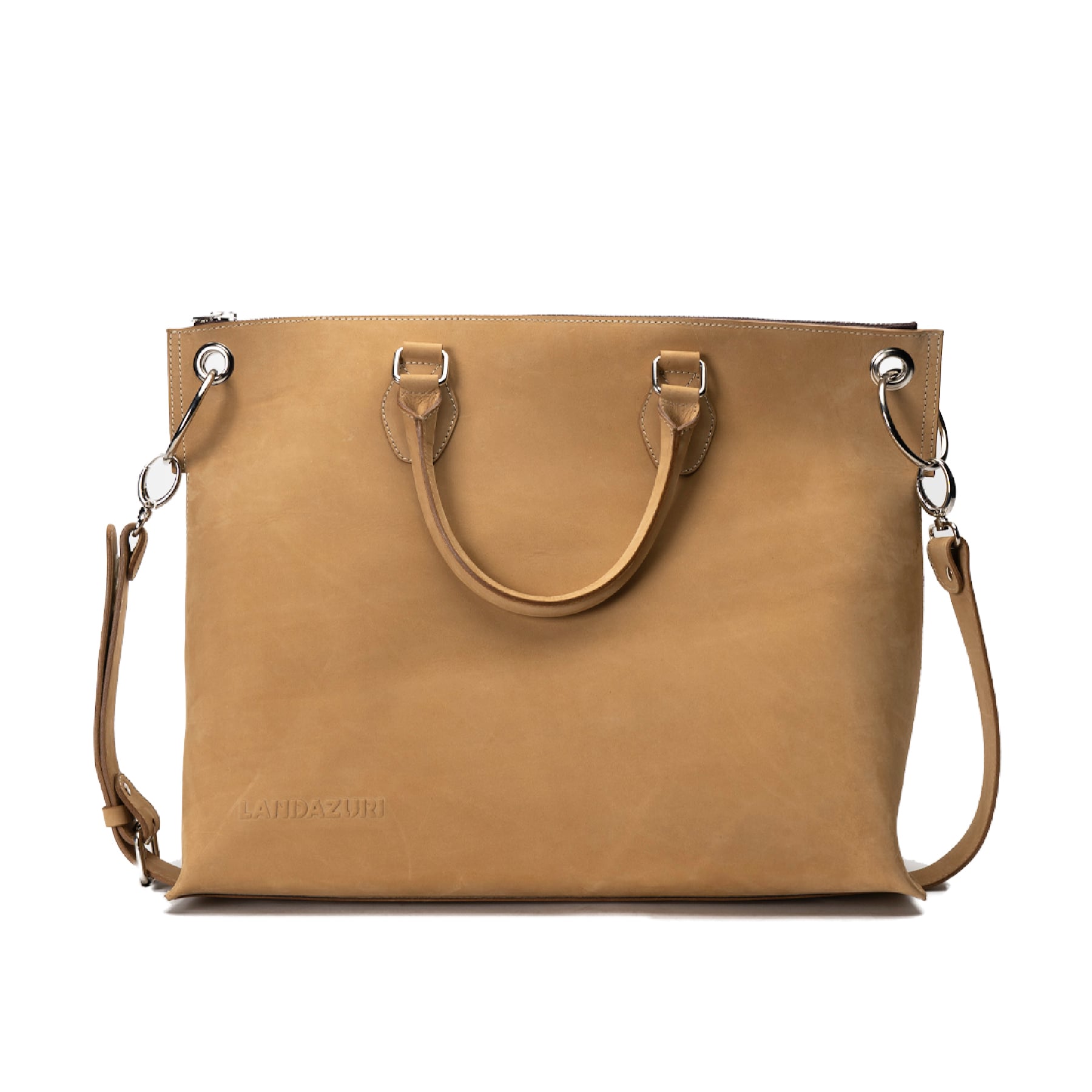 BOLSO DE DISEÑADOR CAMEL LANDAZURI - 1