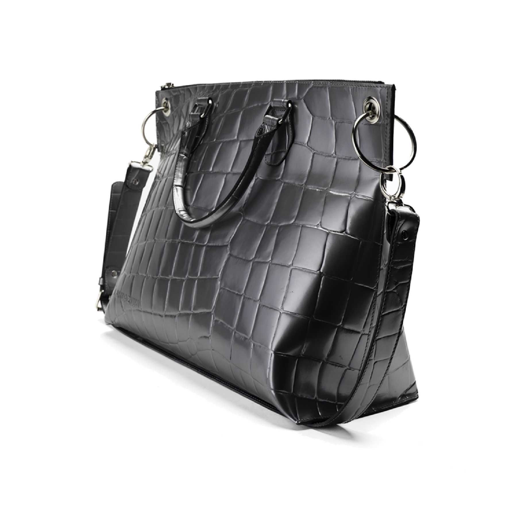 BOLSO DE DISEÑADOR PLATA MOSAICO LANDAZURI - 2