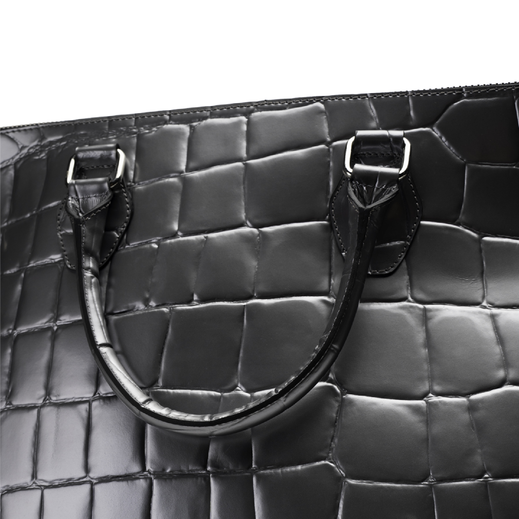 BOLSO DE DISEÑADOR PLATA MOSAICO LANDAZURI - 3
