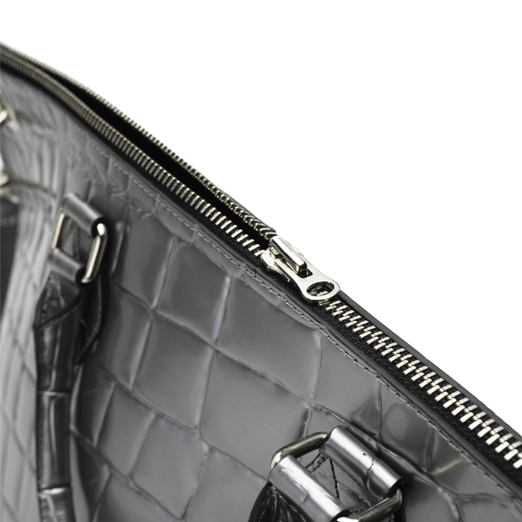 BOLSO DE DISEÑADOR PLATA MOSAICO LANDAZURI - 4