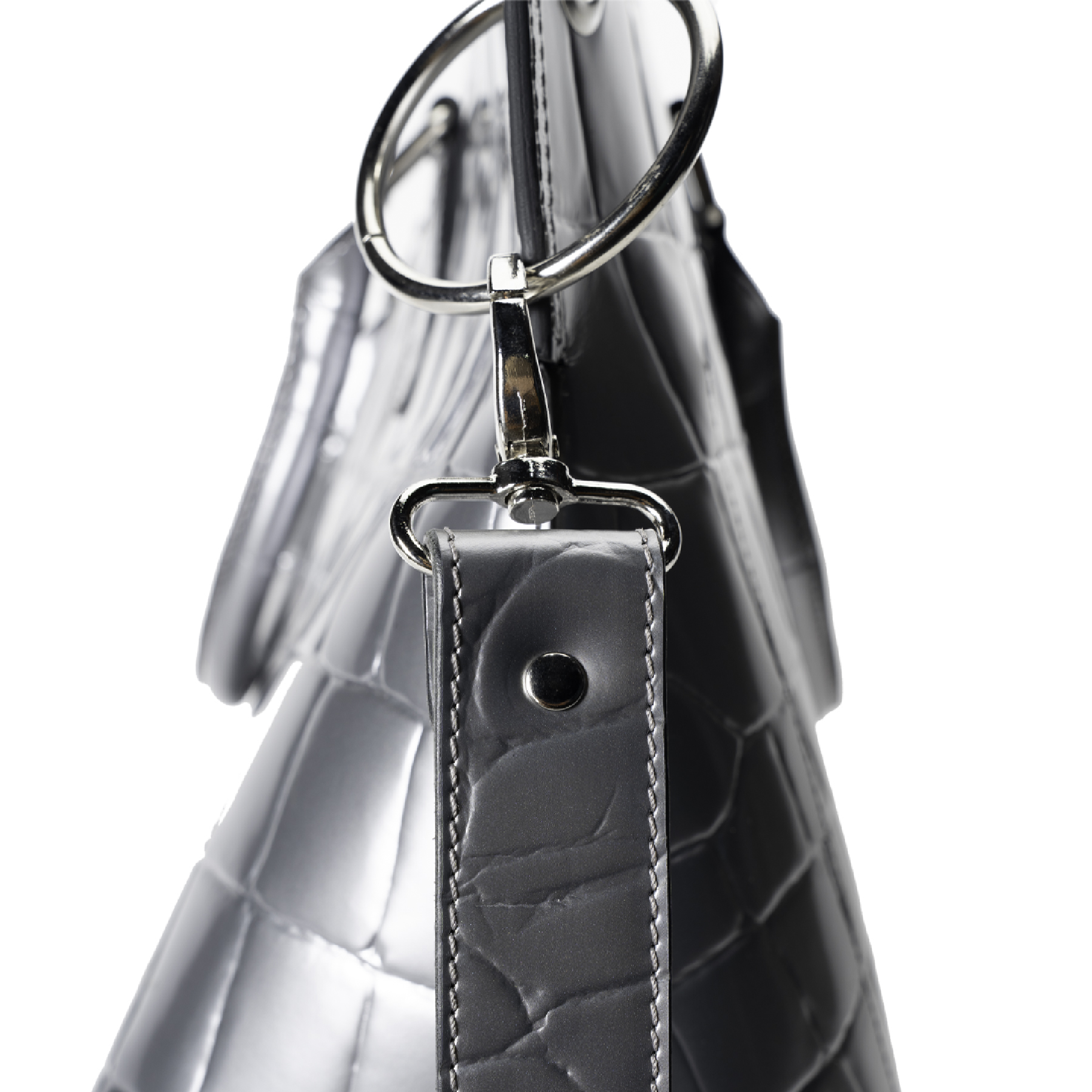 BOLSO DE DISEÑADOR PLATA MOSAICO LANDAZURI - 8
