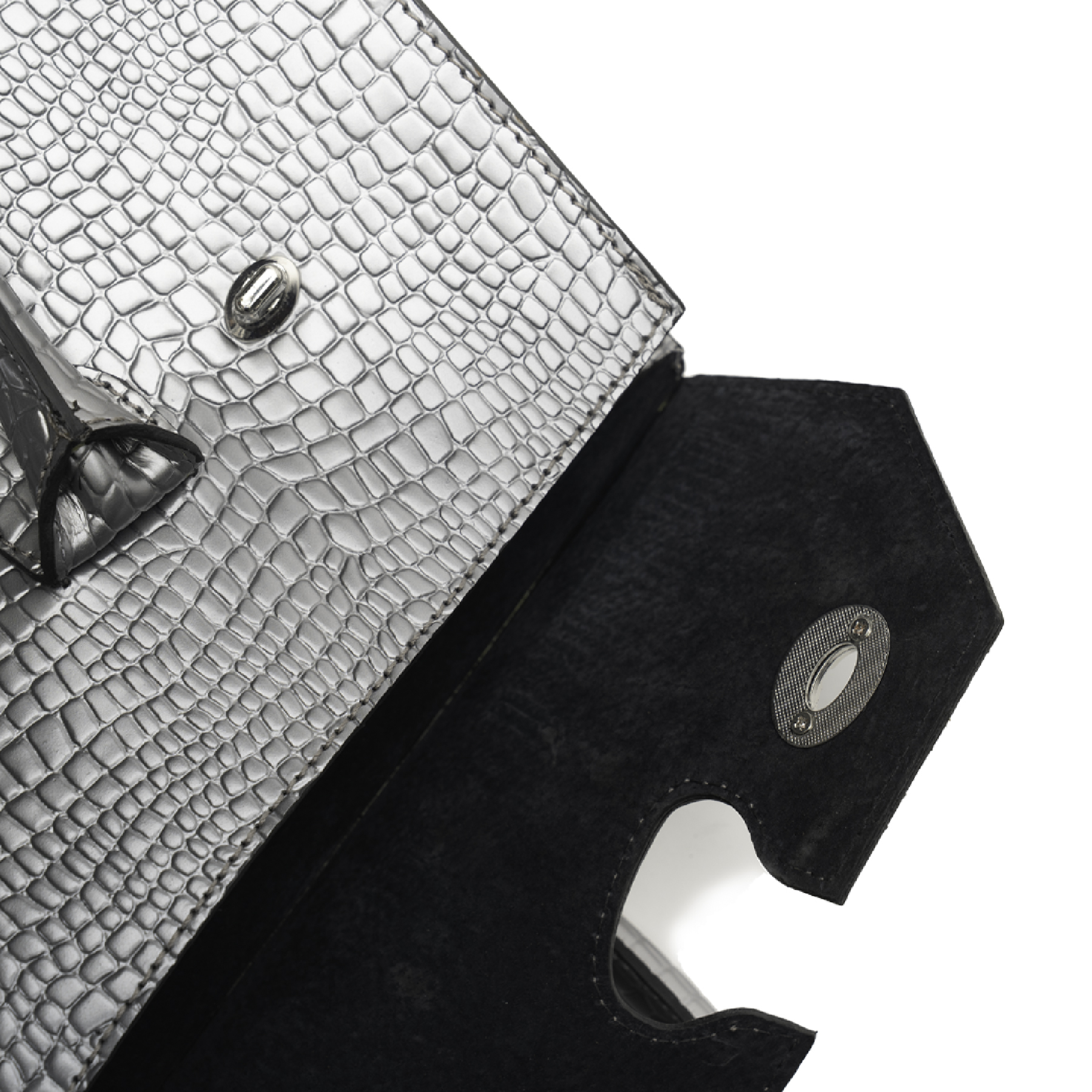 CARTERA DE MANO PLATA RAPTOR LANDAZURI - 9