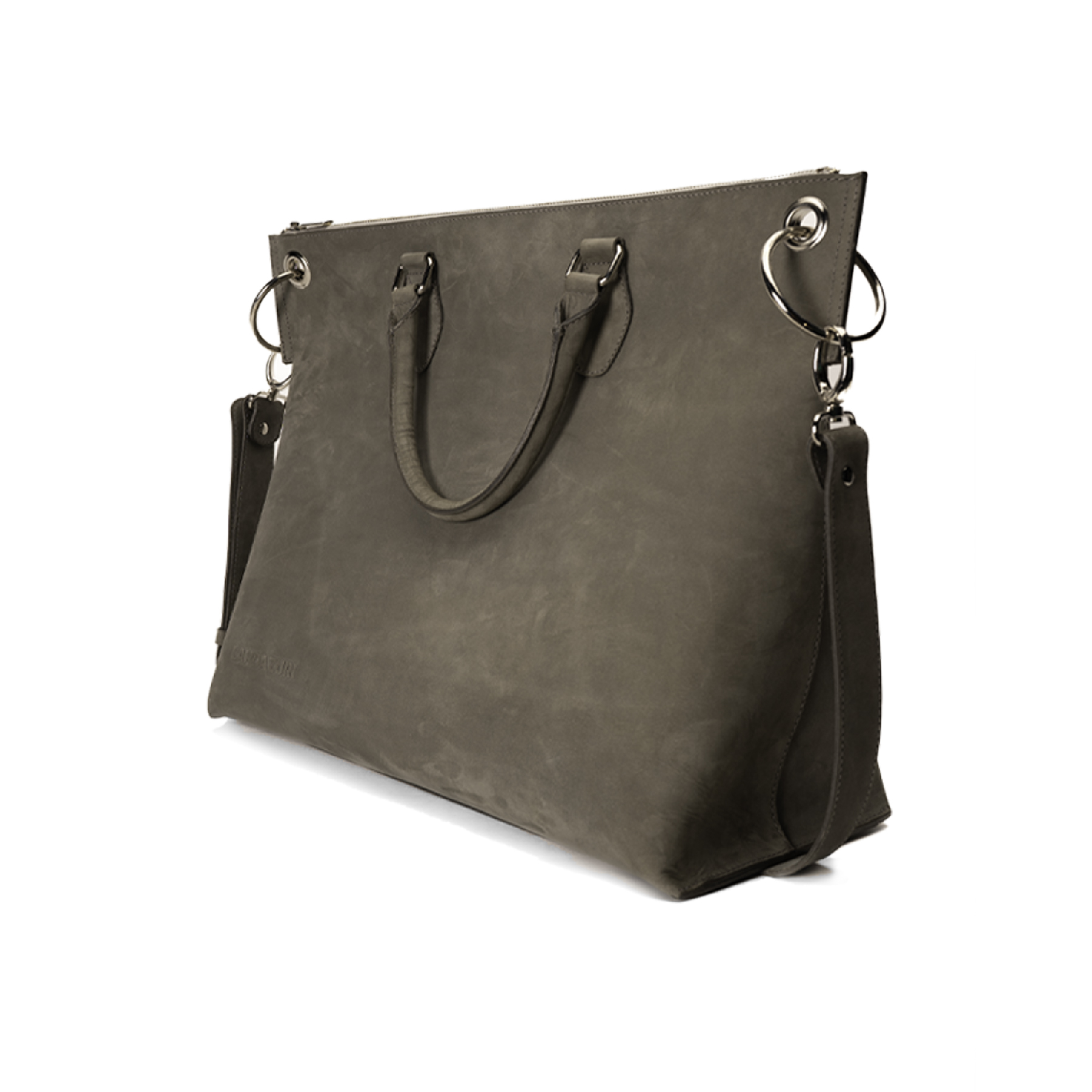 BOLSO DE DISEÑADOR GRIS LANDAZURI - 2