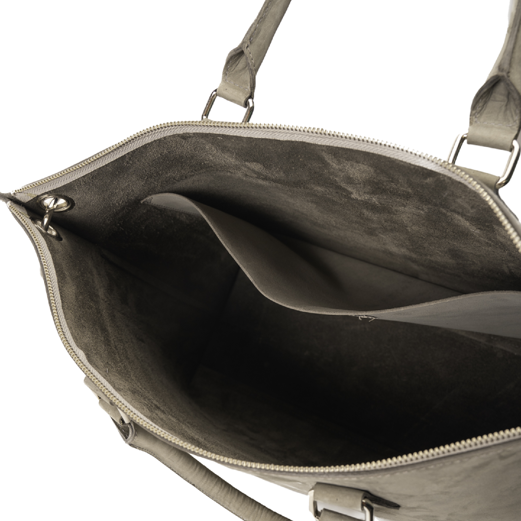 BOLSO DE DISEÑADOR GRIS LANDAZURI - 6