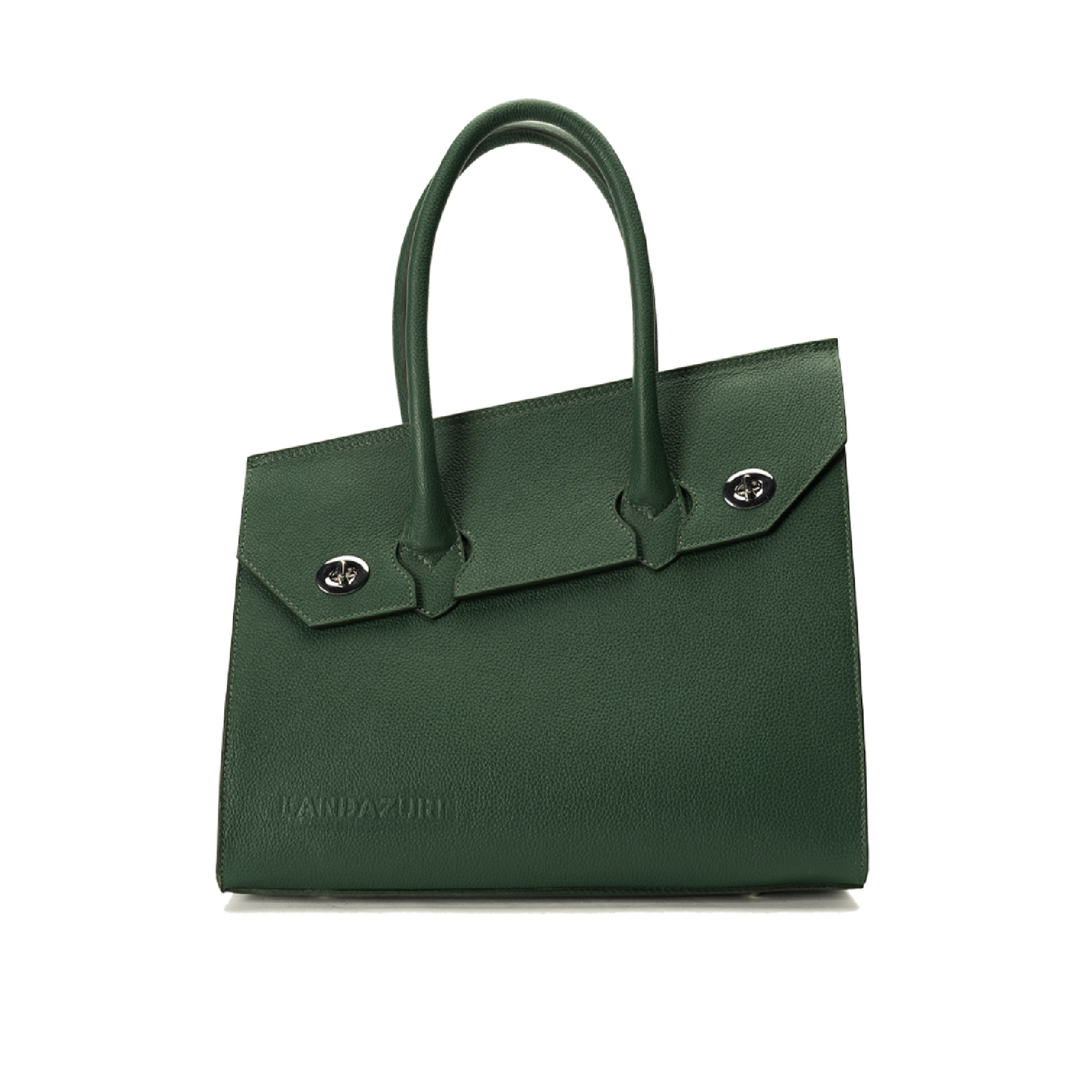 CARTERA DE MANO VERDE RUDE LANDAZURI - 1