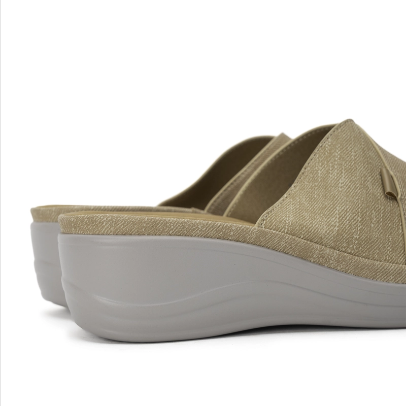 SANDALIA CASUAL MUJER BEIGE WIX CHINITOWN - 4