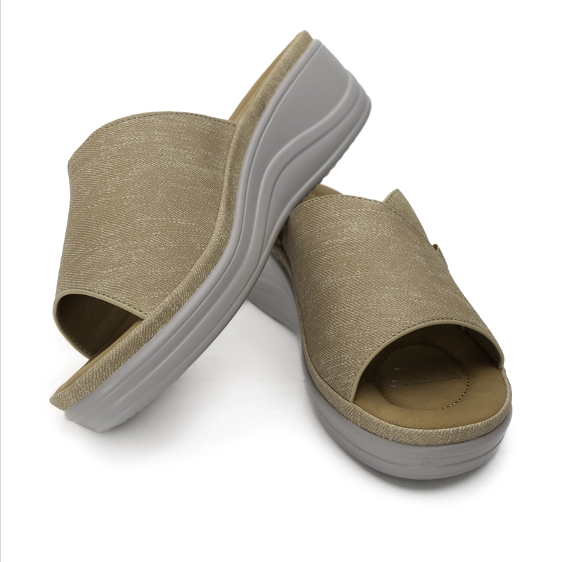 SANDALIA CASUAL MUJER BEIGE WIX CHINITOWN - 5