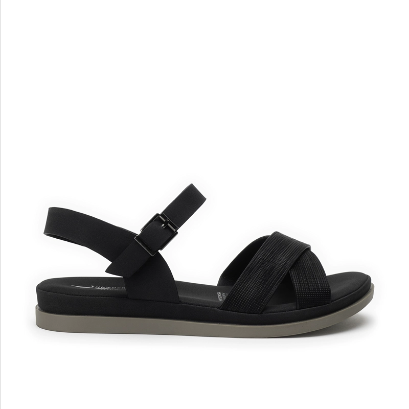 SANDALIA CASUAL MUJER LAUREL NEGRO CHINITOWN - 1