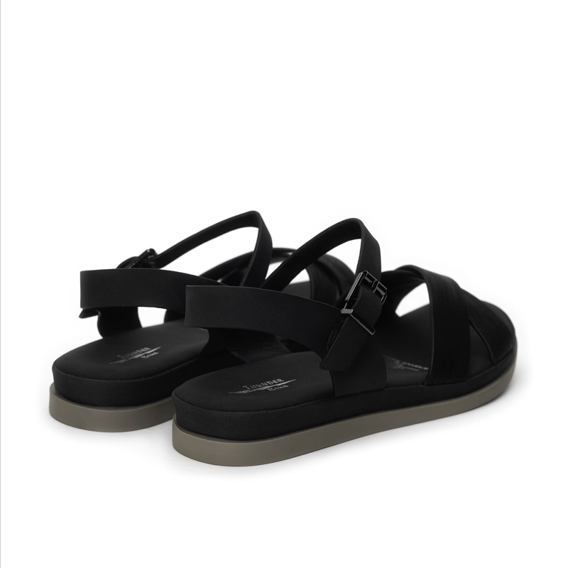 SANDALIA CASUAL MUJER LAUREL NEGRO CHINITOWN - 3