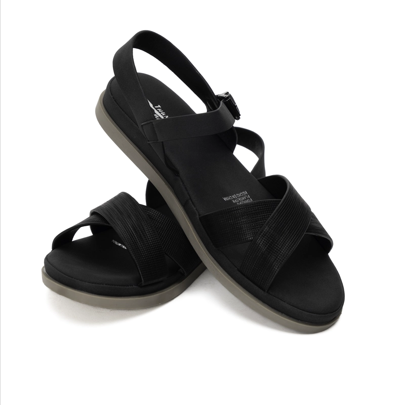 SANDALIA CASUAL MUJER LAUREL NEGRO CHINITOWN - 5