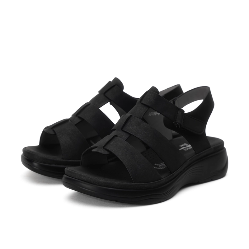 SANDALIA CASUAL MUJER NEGRO BASS CHINITOWN - 2