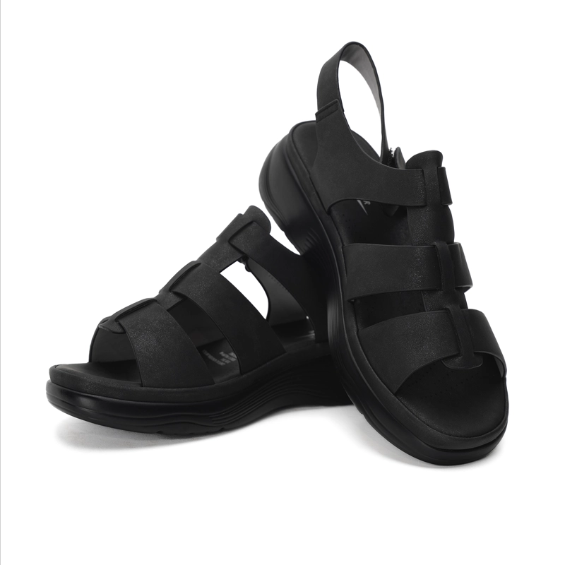 SANDALIA CASUAL MUJER NEGRO BASS CHINITOWN - 5