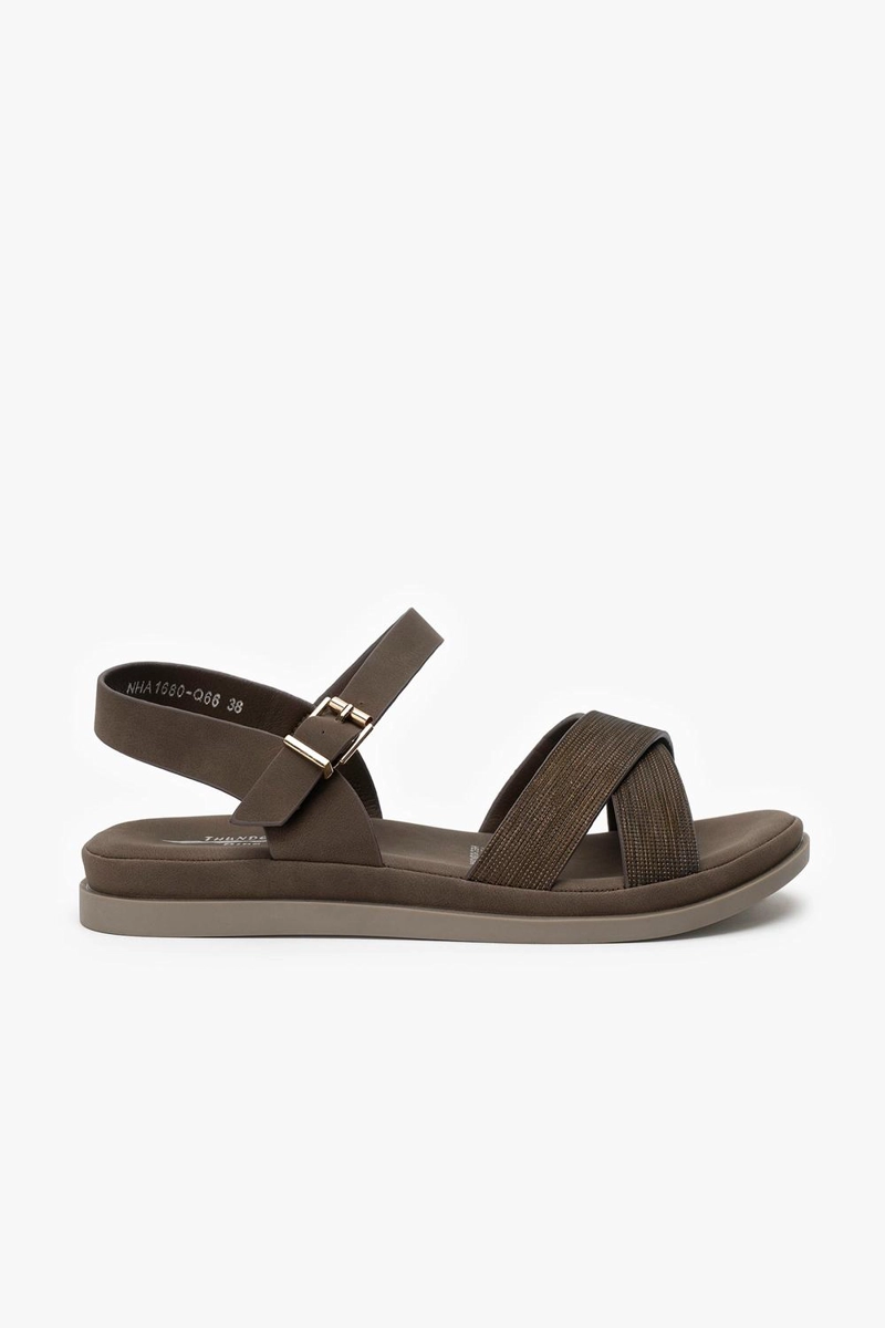 SANDALIA CASUAL MUJER LAUREL CAFE  CHINITOWN - 1