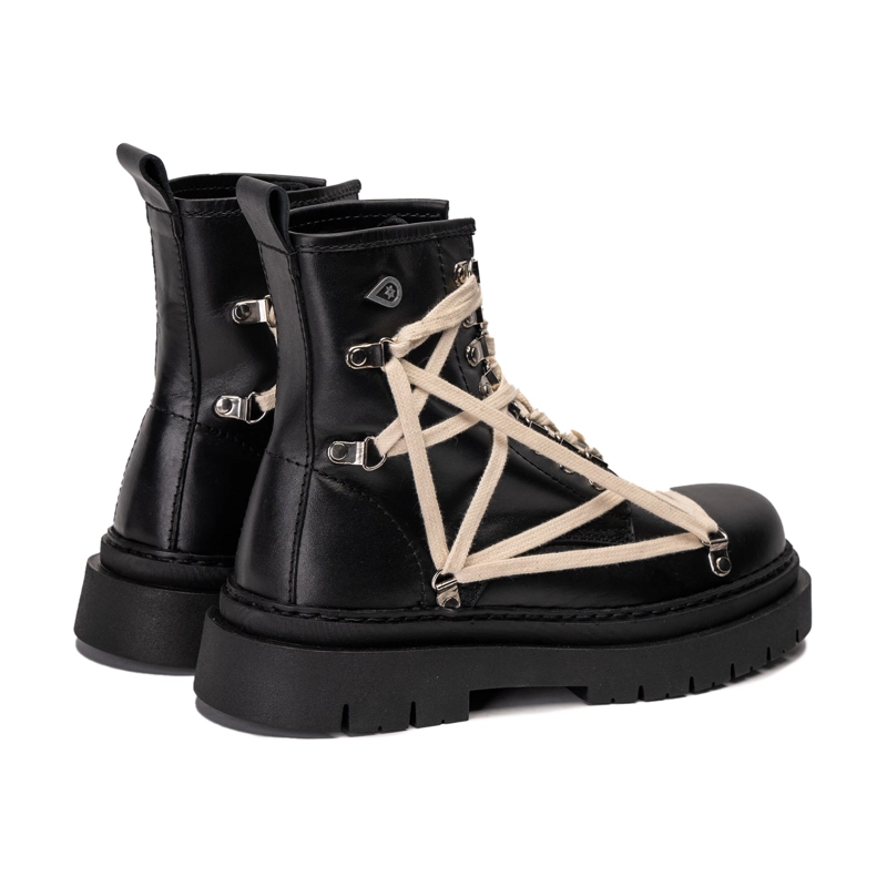BOTOTO CUERO ASTAR GOTH NEGRO LANDAZURI - 4