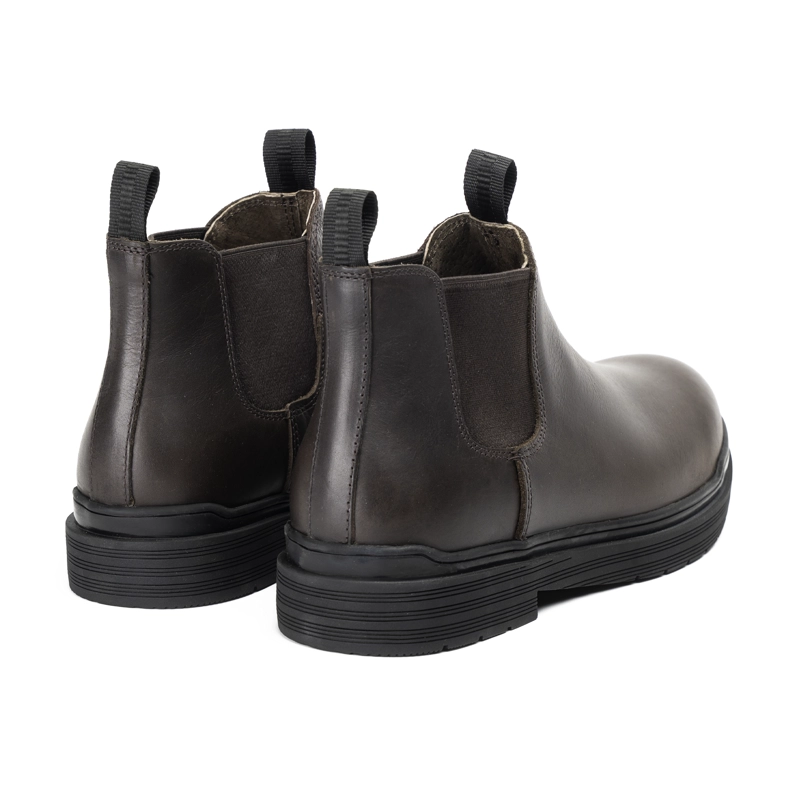 BOTIN CUERO HOMBRE ARNO CAFE  OSCURO ZAMETA - 3