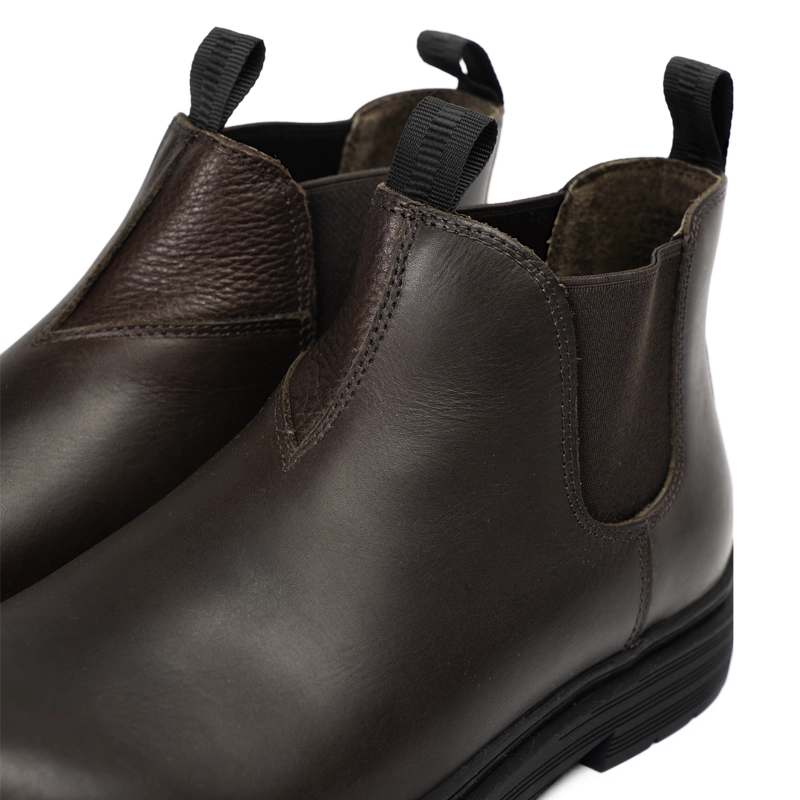 BOTIN CUERO HOMBRE ARNO CAFE  OSCURO ZAMETA - 4