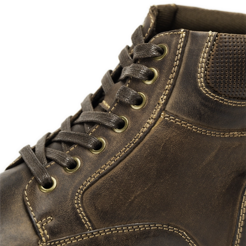 BOTIN CUERO HOMBRE AMBROS CAFE  OSCURO ZAMETA - 6