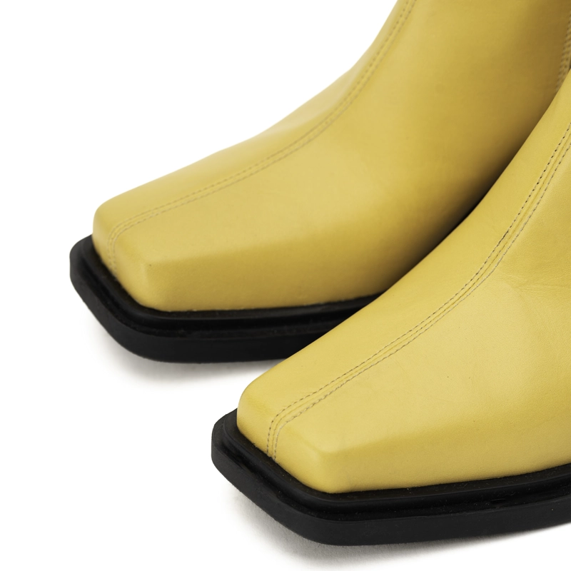BOTIN CUERO HELA AMARILLO LANDAZURI - 6