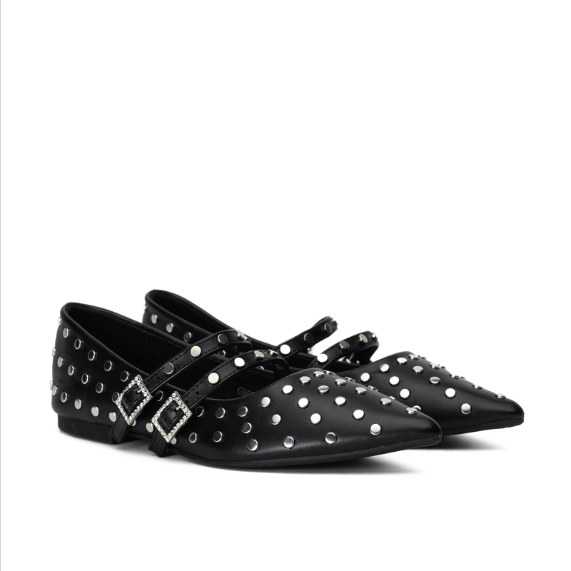 BALLERINA CASUAL MUJER TACHA NEGRO CHINITOWN - 2