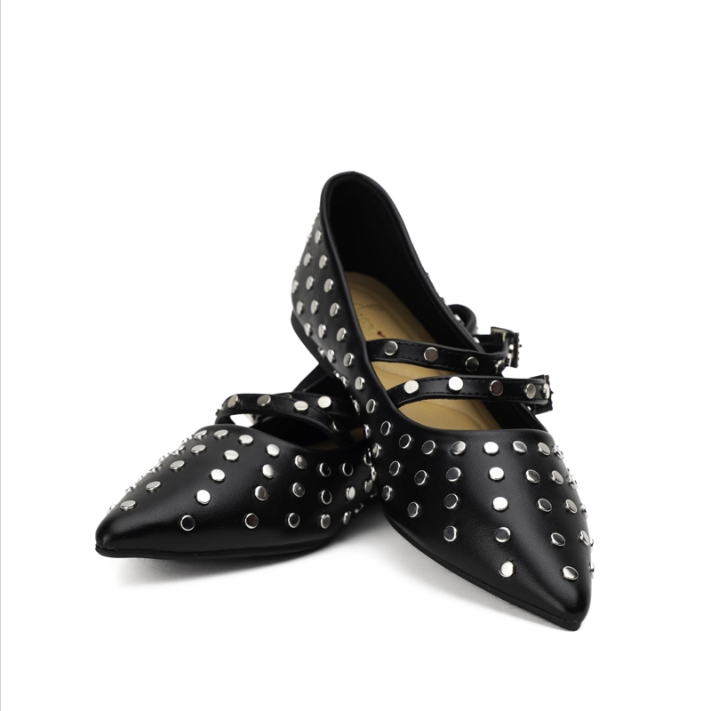 BALLERINA CASUAL MUJER TACHA NEGRO CHINITOWN - 5