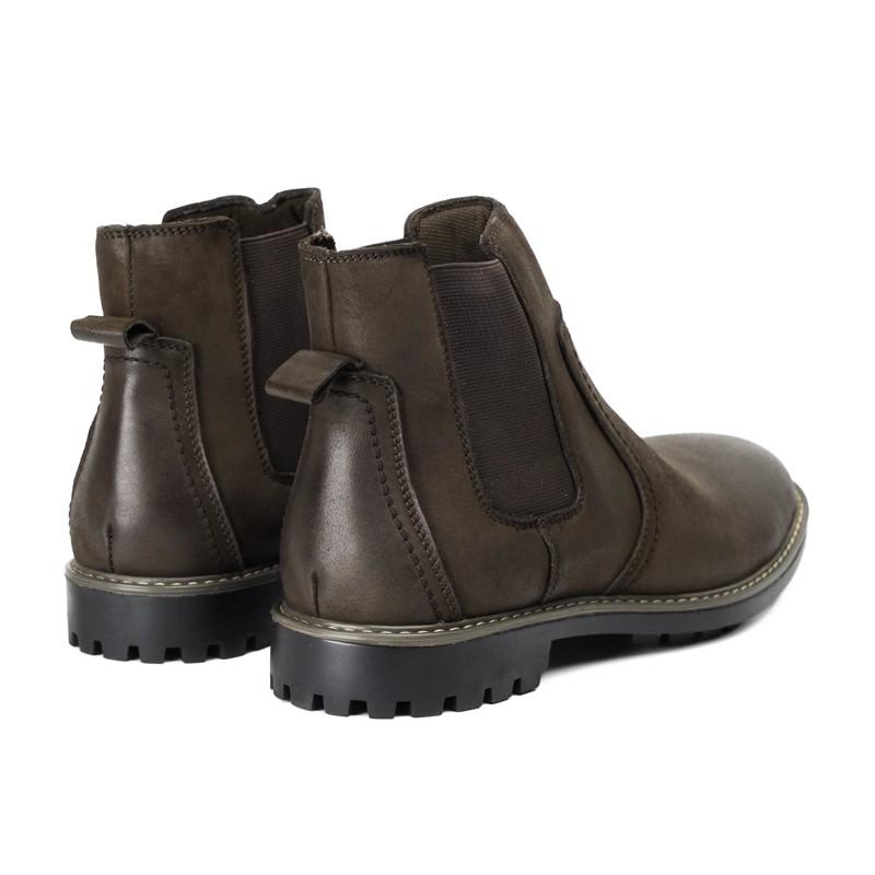 BOTIN CUERO HOMBRE ALOIS CAFE  OSCURO ZAMETA - 3