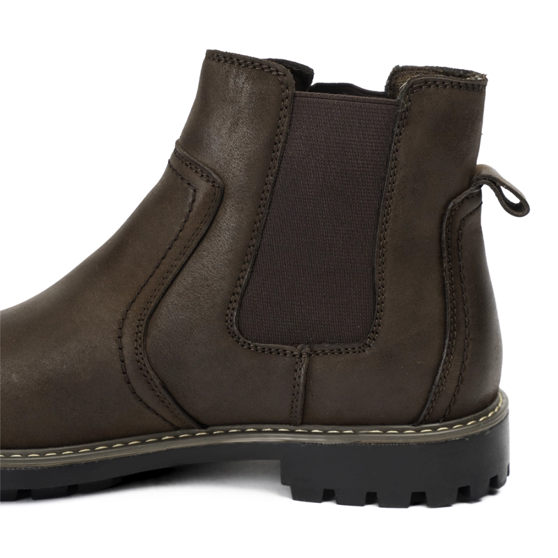 BOTIN CUERO HOMBRE ALOIS CAFE  OSCURO ZAMETA - 5