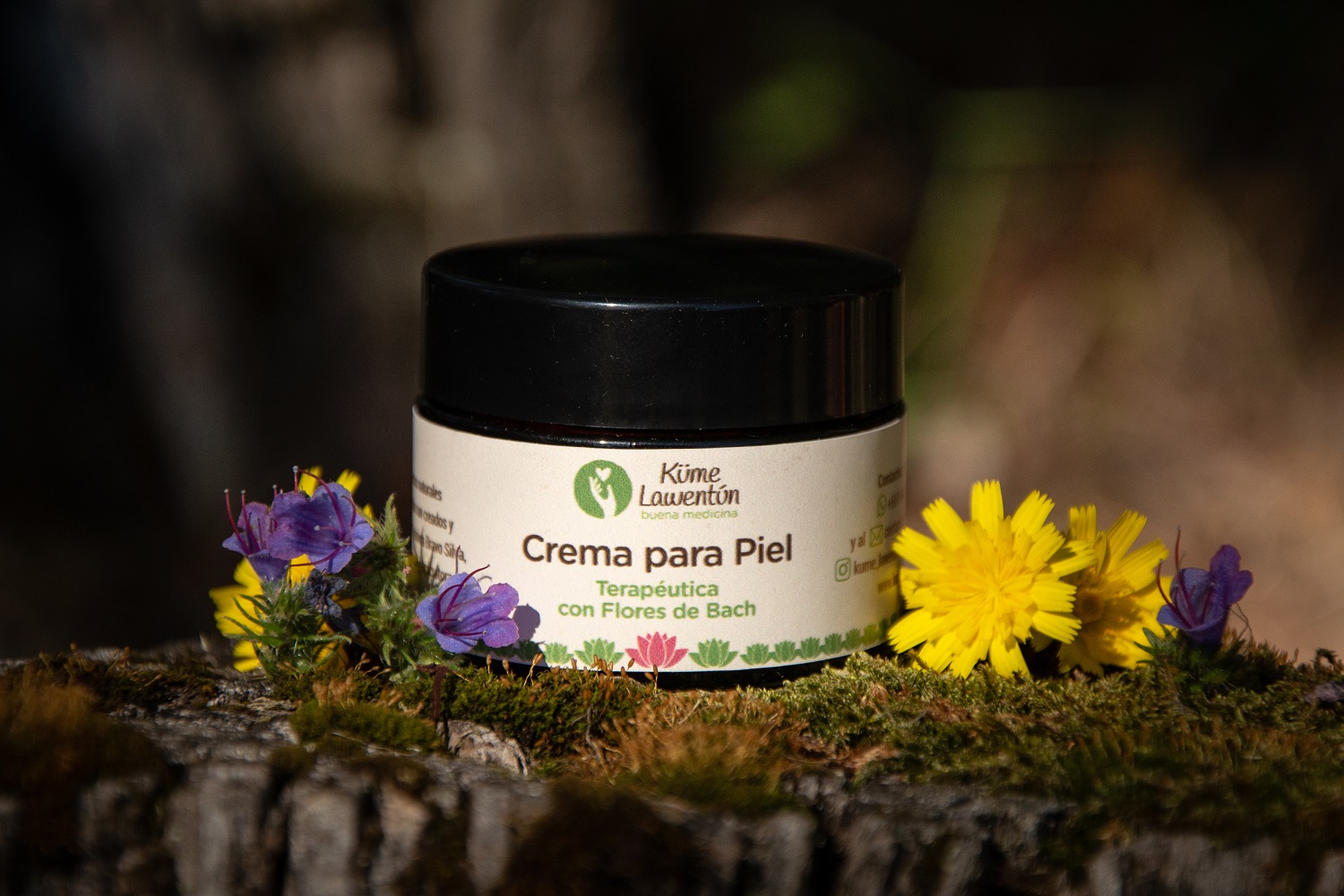 Ripley - CREMA FACIAL ROSTRO Y CUELLO KUME LAWENTUN 50 ML CON FLORES DE