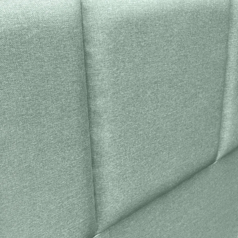 RESPALDO DE CAMA BLOCK LINO VERDE JEANS - 2 PLAZAS - 3