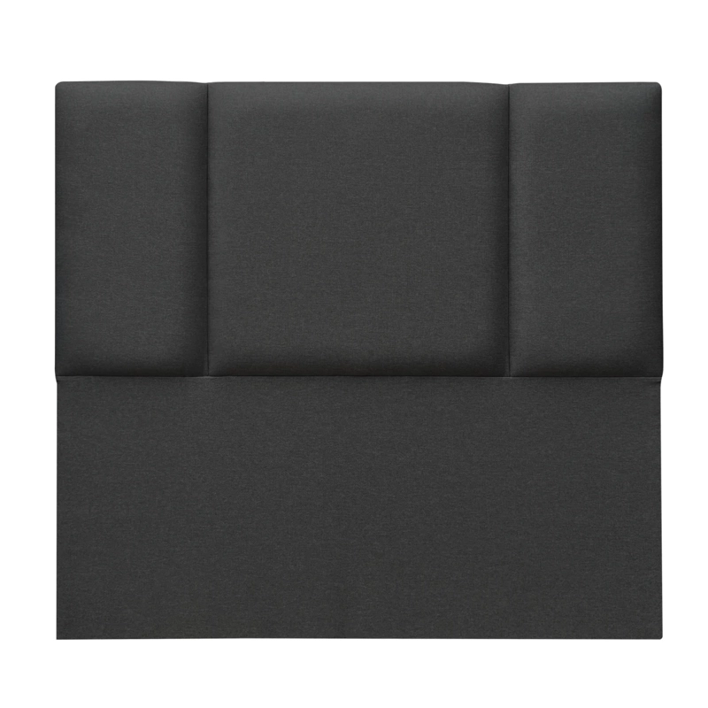 RESPALDO DE CAMA BLOCK LINO GRAFITO - QUEEN - 2