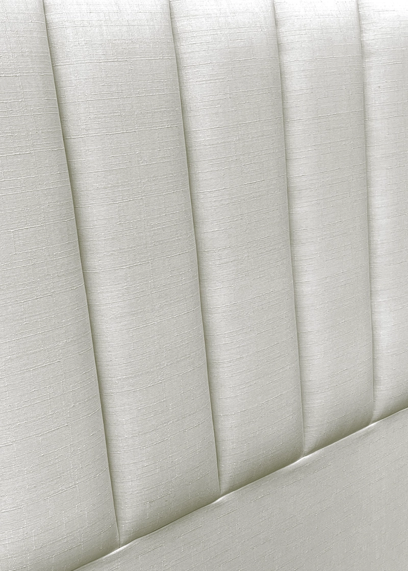 RESPALDO DE CAMA TUBULAR VERTICAL LINO CRUDO - KING - 3