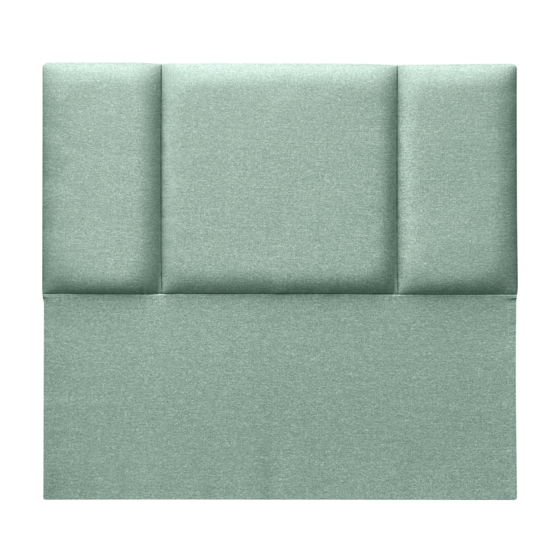 RESPALDO DE CAMA BLOCK LINO VERDE JEANS - KING - 2