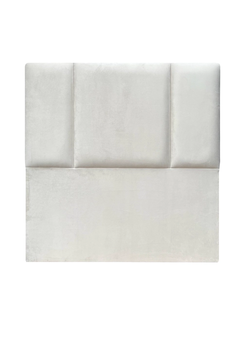 RESPALDO DE CAMA BLOCK FELPA CRUDO - SUPER KING - 2
