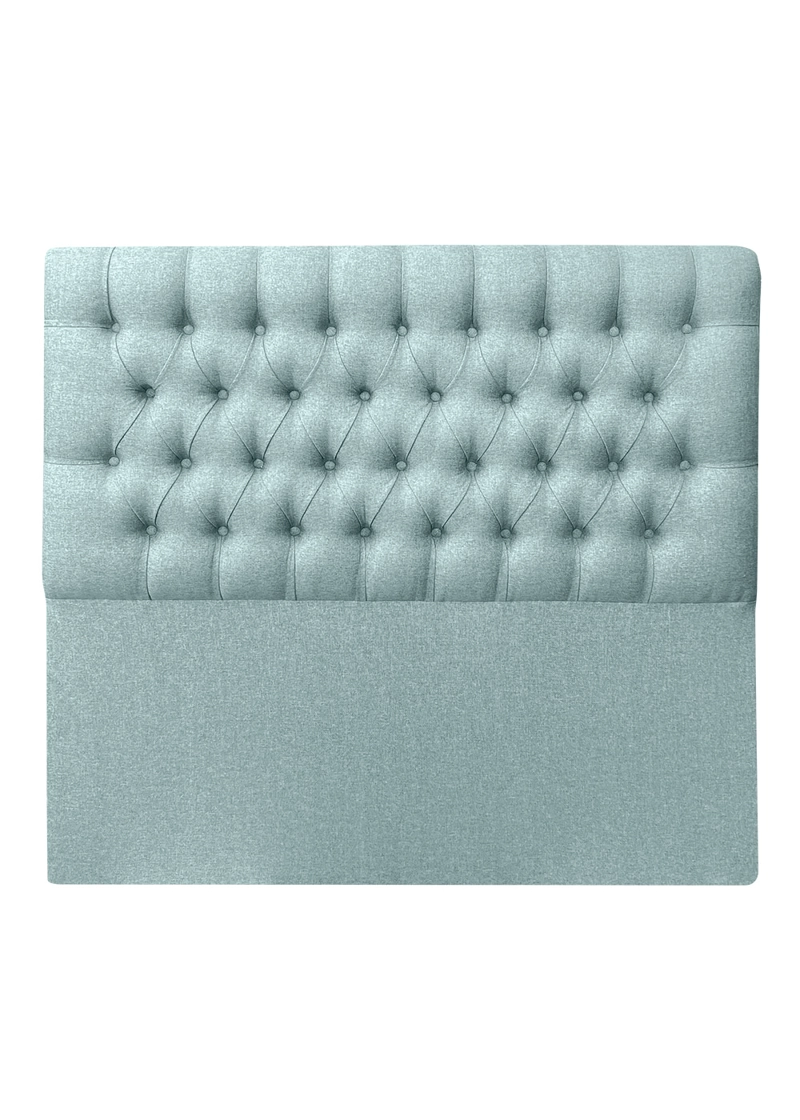 RESPALDO DE CAMA CAPITONE  PREMIUM LINO VERDE JEANS - KING - 2