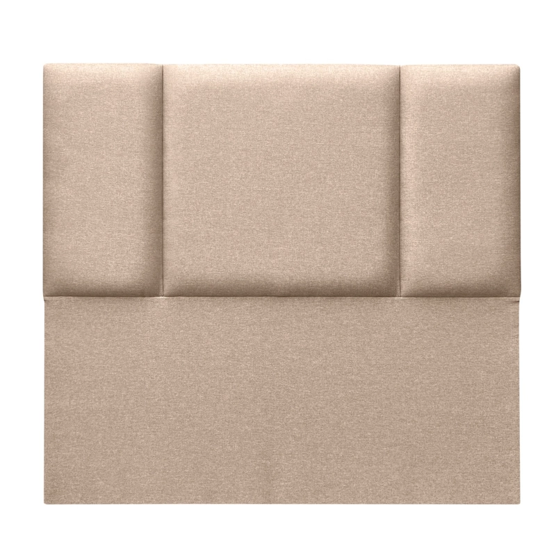 RESPALDO DE CAMA BLOCK LINO BEIGE - KING - 2