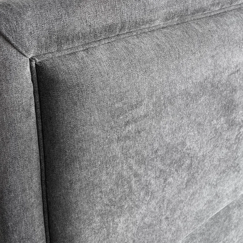 RESPALDO DE CAMA FLAT FRAME VIVO LINO GRIS - 1.5 PLAZA - 3