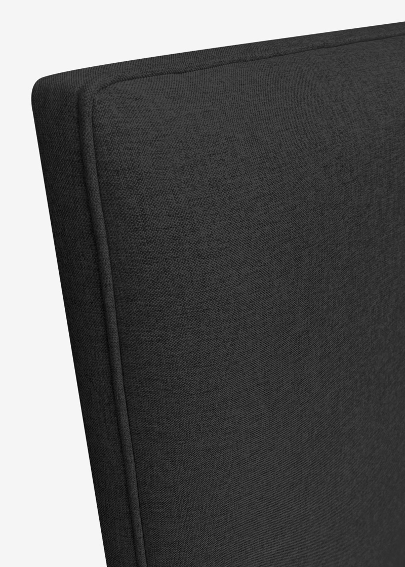 RESPALDO DE CAMA FLAT VIVO LINO GRAFITO - SUPER KING - 3
