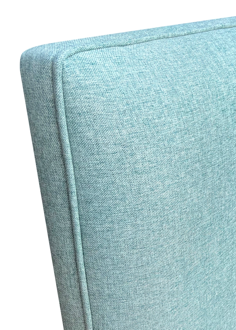 RESPALDO DE CAMA FLAT VIVO LINO VERDE JEANS - 1 PLAZA - 3