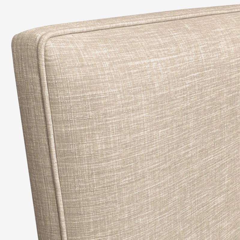 RESPALDO DE CAMA FLAT VIVO LINO BEIGE - KING - 2