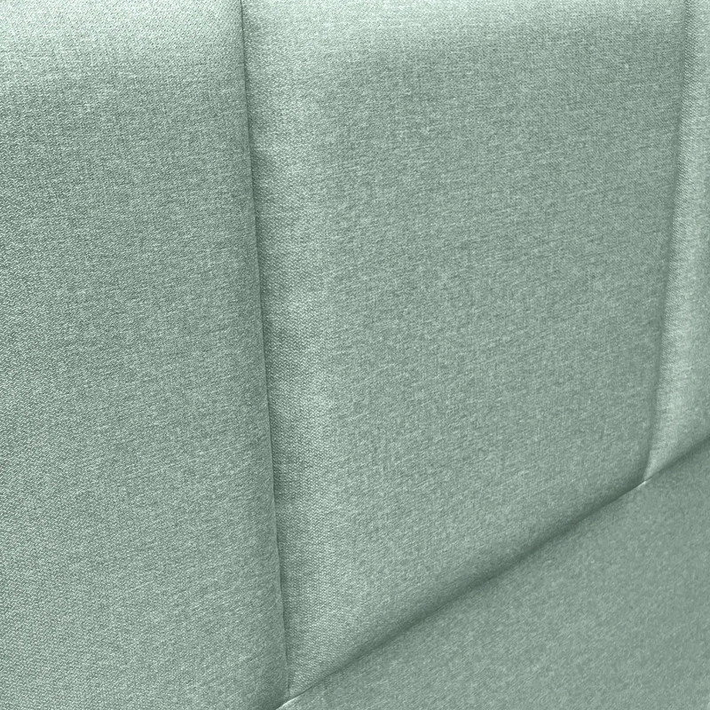 RESPALDO DE CAMA BLOCK LINO VERDE JEANS - QUEEN - 3
