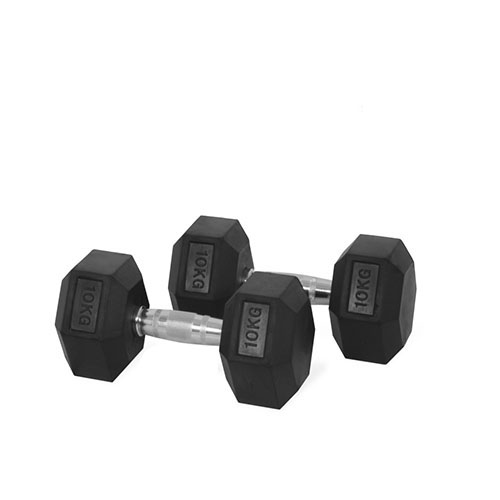 MANCUERNAS HEXAGONALES DE CAUCHO PAR 10 KG - 1
