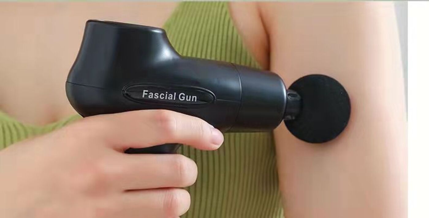 PISTOLA DE MASAJES BASKO FITNESS INALAMBRICO FASCIAL GUN - 2