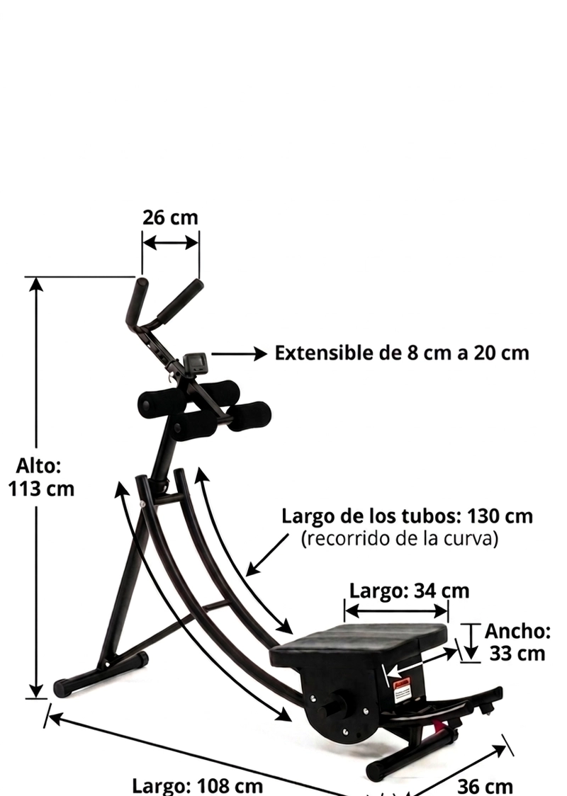 MAQUINA PARA ABDOMINALES AB COASTER - 2