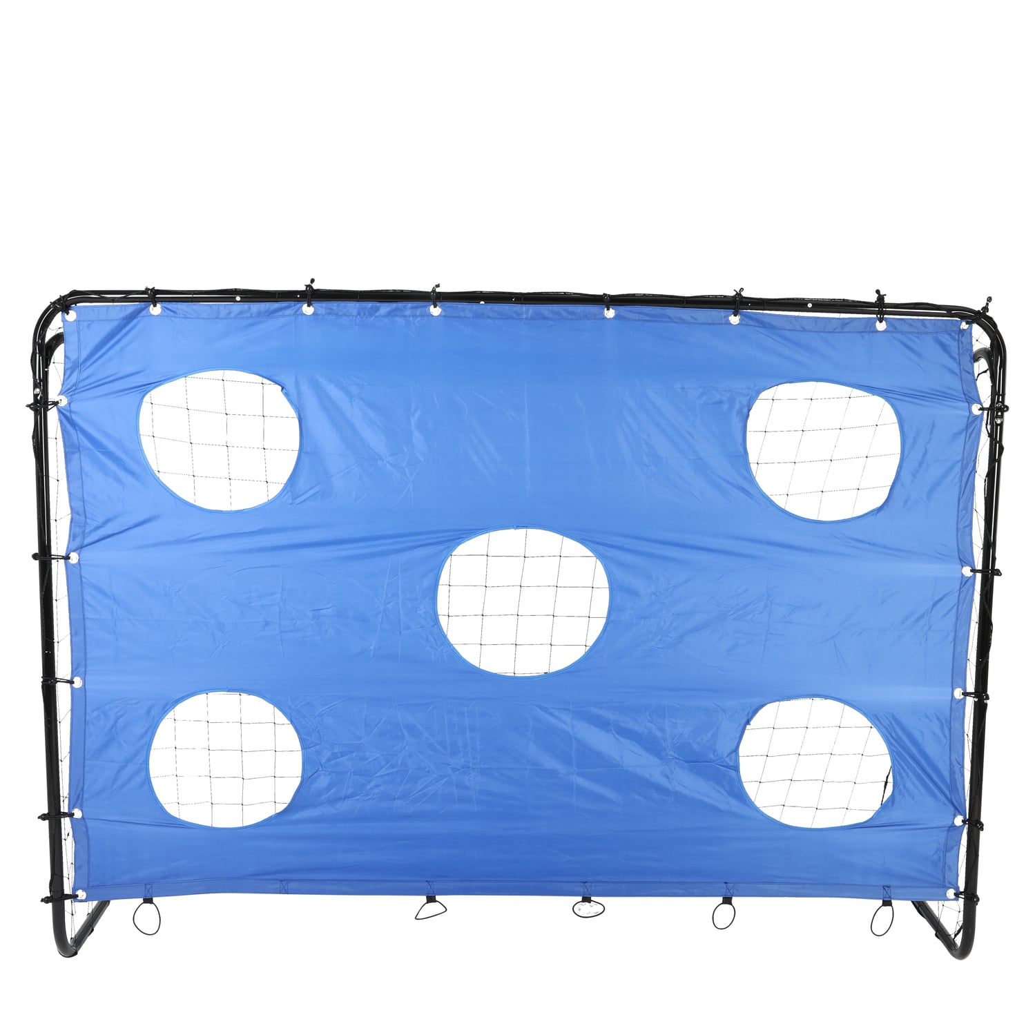 ARCO DE FUTBOL BASKO FITNESS METAL CON PUNTERIA 240X170 CM - 1
