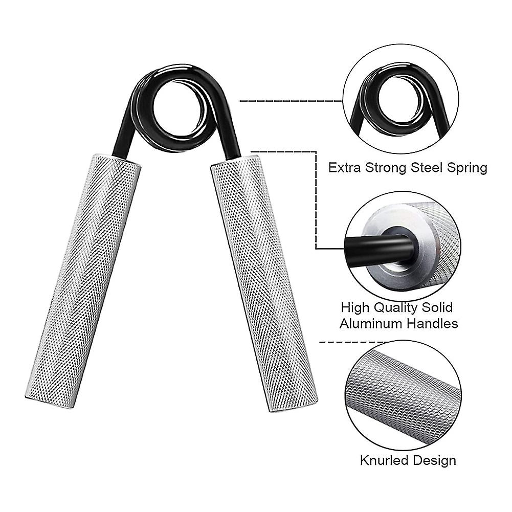 HEAVY GRIP BASKO FITNESS ACERO SET AGARRE FUERZA DE MANO 45 KG A 157KG - 2