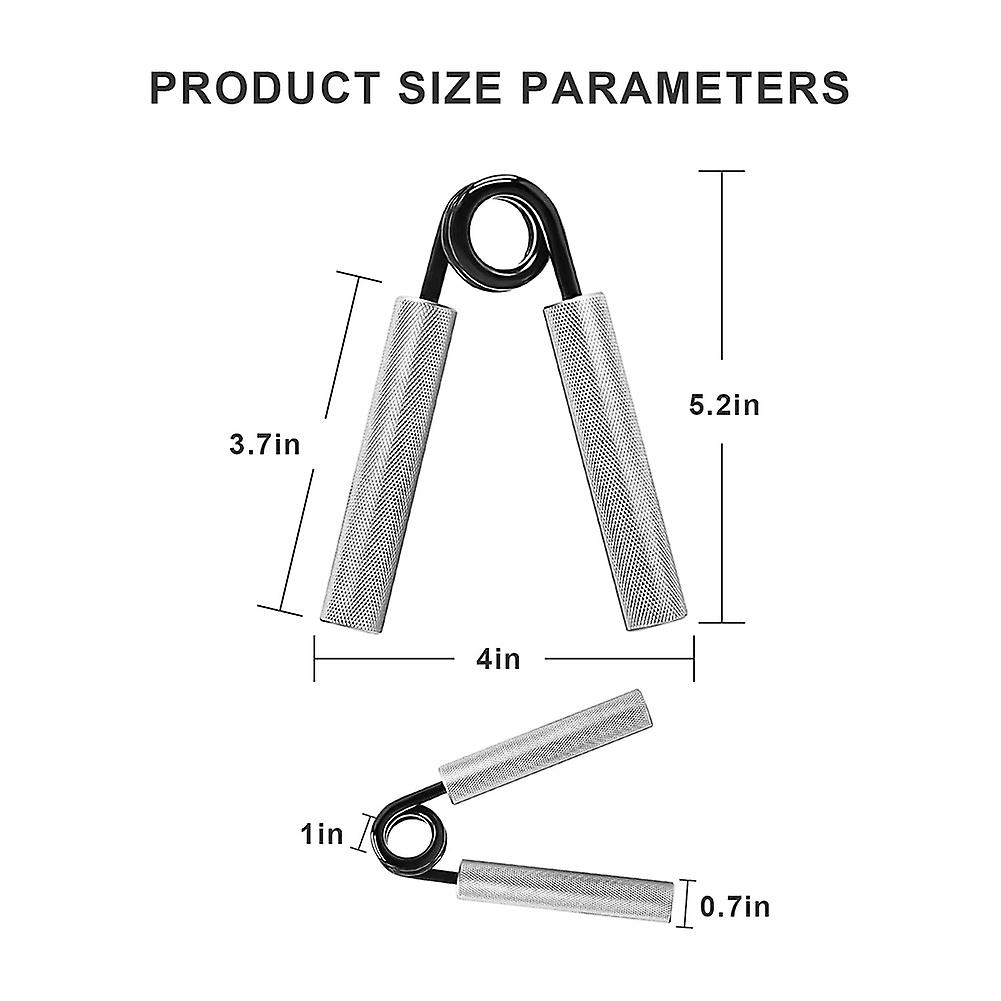 HEAVY GRIP BASKO FITNESS ACERO SET AGARRE FUERZA DE MANO 45 KG A 157KG - 3